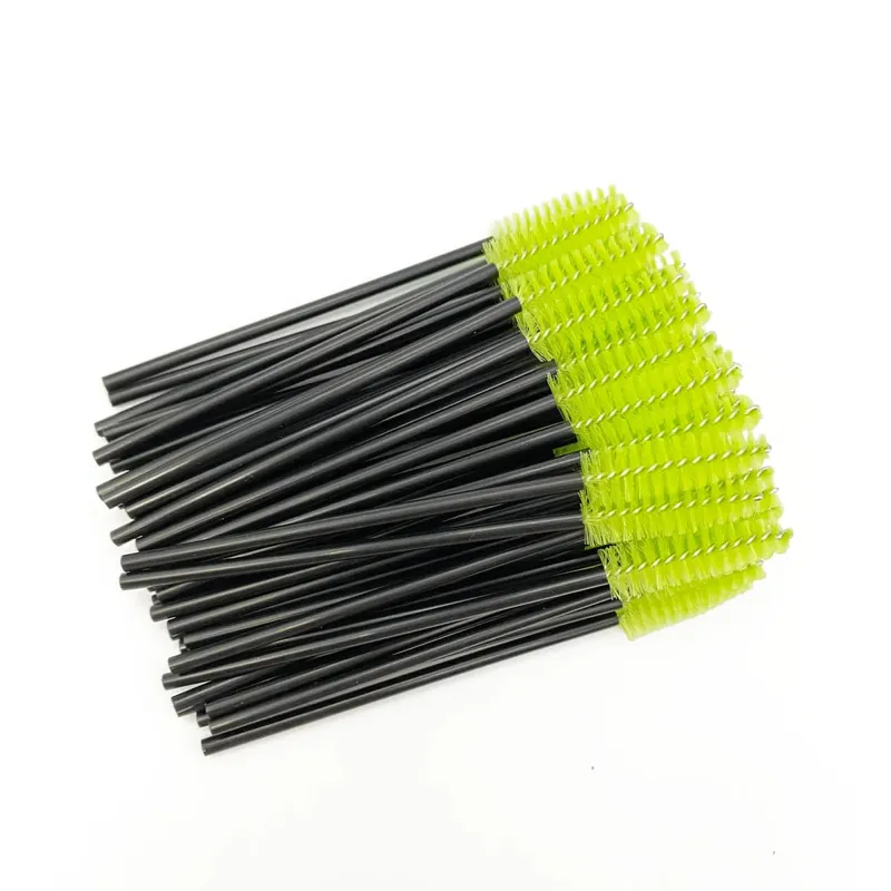 Brosses à cils jetables, manche en diamant en cristal, brosse à cils, baguettes de Mascara à sourcils, fournitures d'extension de cils, outils de maquillage — image 18