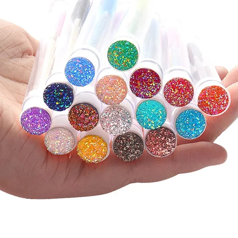1-10pcs Pink Eyelashes Brushes Reusable Eyebrow Brush for Eyelash Extension Crystal Eyelash Brush Mascara Tube Make Up Hot Sales — image 5