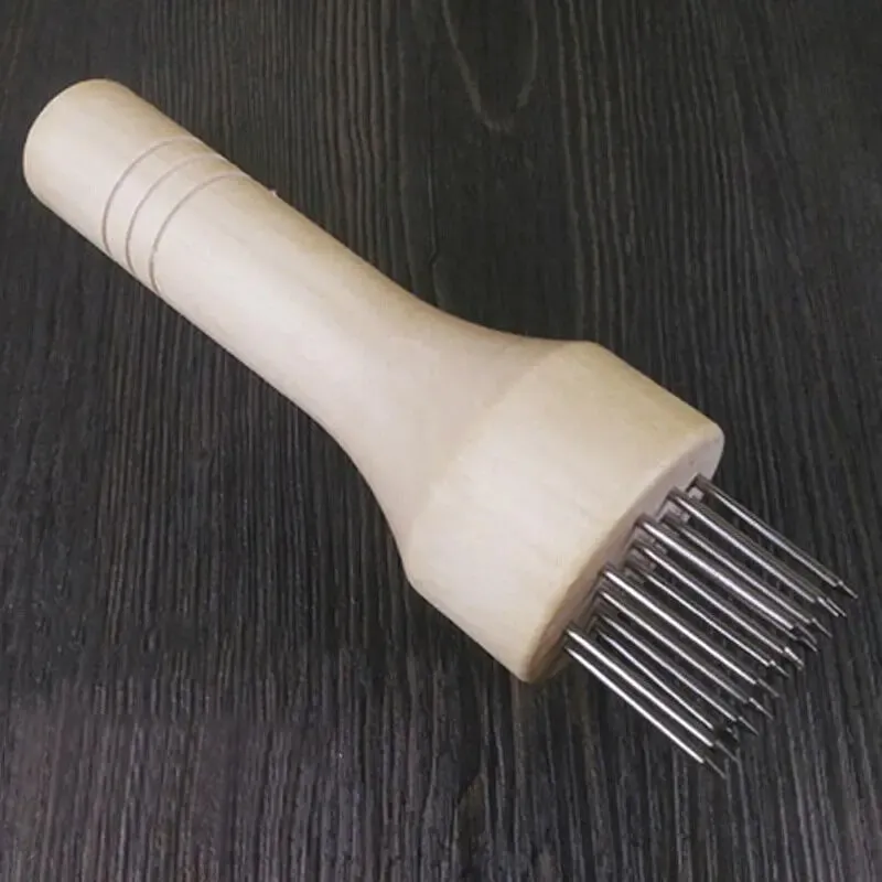 Belly Pork Skin Crispy Hand Tool Hole Hammer Needle Poke Pointed Needle Stainless Steel Fast Tenderizer Loose Steak Kitchen Tool — image 7