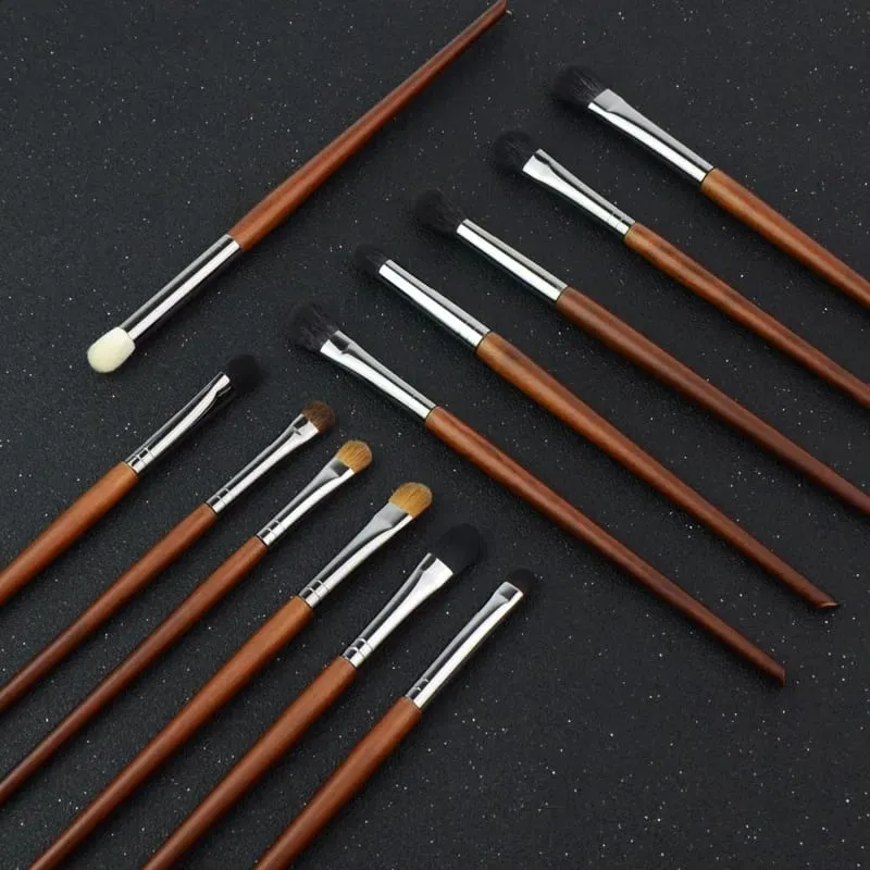 1pc Eye Makeup brushes Eyeshadow make up smudge highlighter crease eyebrow detail smoky eye brush Goat hair — image 5