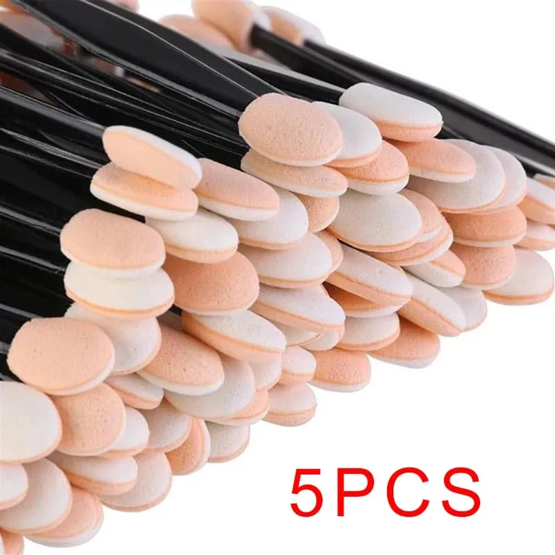 5/30/50/100Pcs Professional Sponge Stick Eye Shadow Applicator Cosmetic Brushes Double-head Eyeshadow Brush For Makeup Tools — image 10