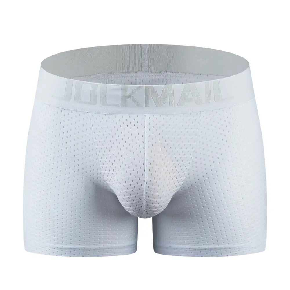 Mens Underwear Boxer Mesh Mens Padded Underwear with Hip Pads Men's Boxers Butt Padded Elastic Truncks Enhancement — image 18