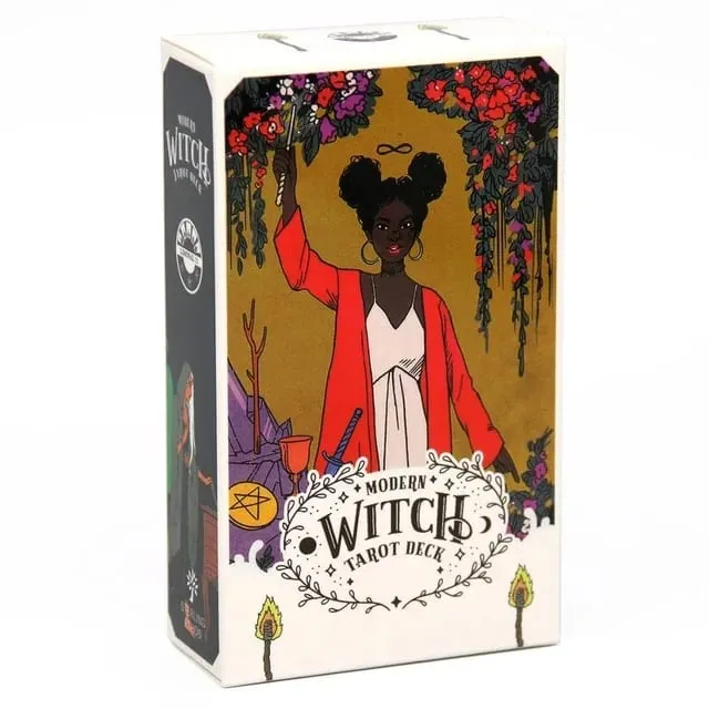 Modern Witch Tarot Deck English Version Tarot Card Deck Board Game PDF Guidebook Divination Fate for Women Girls Personal Use — image 1