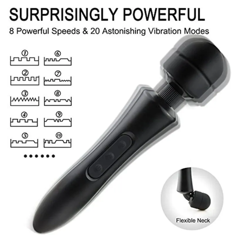 ที่มีประสิทธิภาพ Magic Wand AV Vibrator เพศของเล่นสำหรับหญิง Clitoris Stimulator Sex Shop ของเล่นสำหรับผู้ใหญ่ G Spot vibrating Dildo สำหรับผู้หญิง — image 2