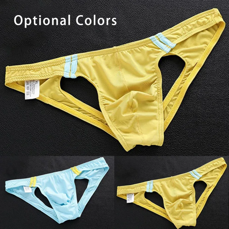 Open Butt Underwear Men's T-Back G-String Briefs Jockstrap Panties Breathable Tangas Thong Lingerie Erotic Underpants — image 5