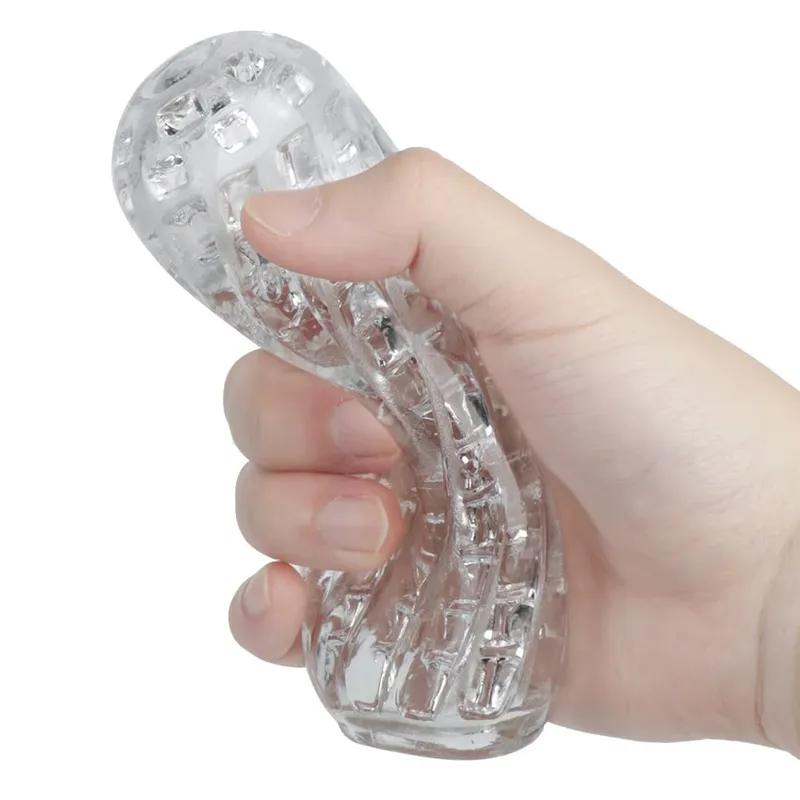 Transparent Male Masturbator Cup Pussy Vaginal for Men 18 Penis Pump Glans Sucking Delay Exerciser Sex Toys Adult Product Erotic — image 5