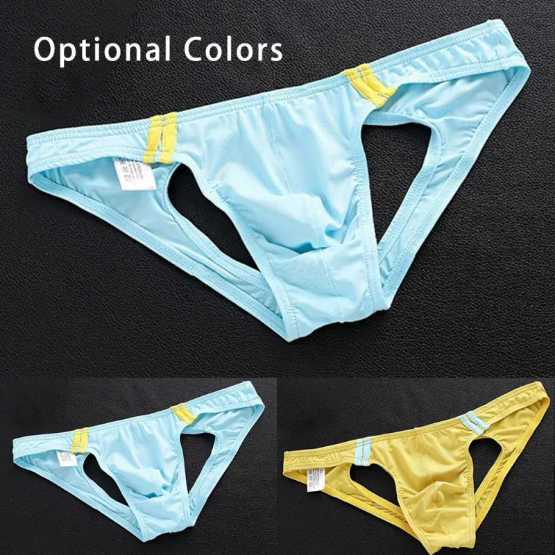 Open Butt Underwear Men's T-Back G-String Briefs Jockstrap Panties Breathable Tangas Thong Lingerie Erotic Underpants — image 8