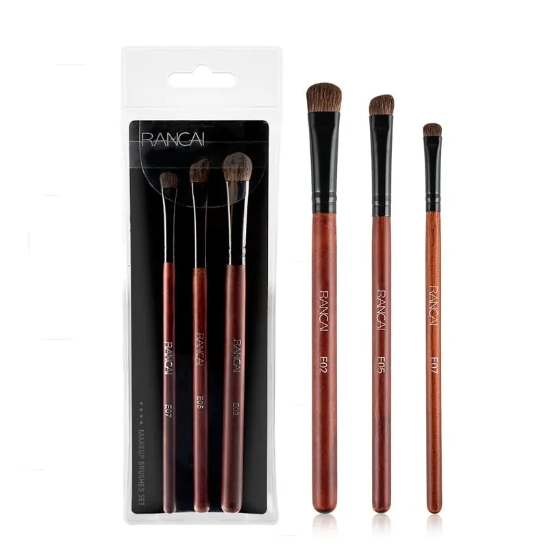 Eyeshadow Brush 3/5PCS Makeup Brushes Blending Eyebrow Brush Nature Bristles Horse Hair Eye Shadow Brush Set — image 4