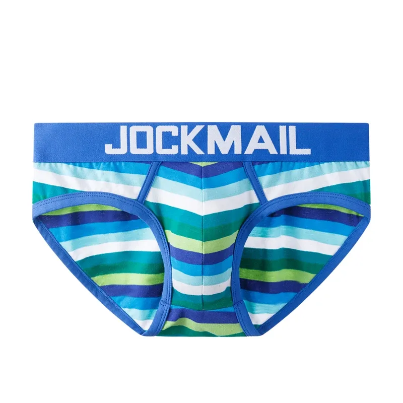 Jockmail กางเกงในชายเซ็กซี่ชุดชั้นในชายผ้าฝ้าย Low Rise Underpant เส้นด้ายสุทธิลูกไม้, Breathable ฤดูร้อนกางเกงขาสั้น calzoncillos hombre slip — image 27