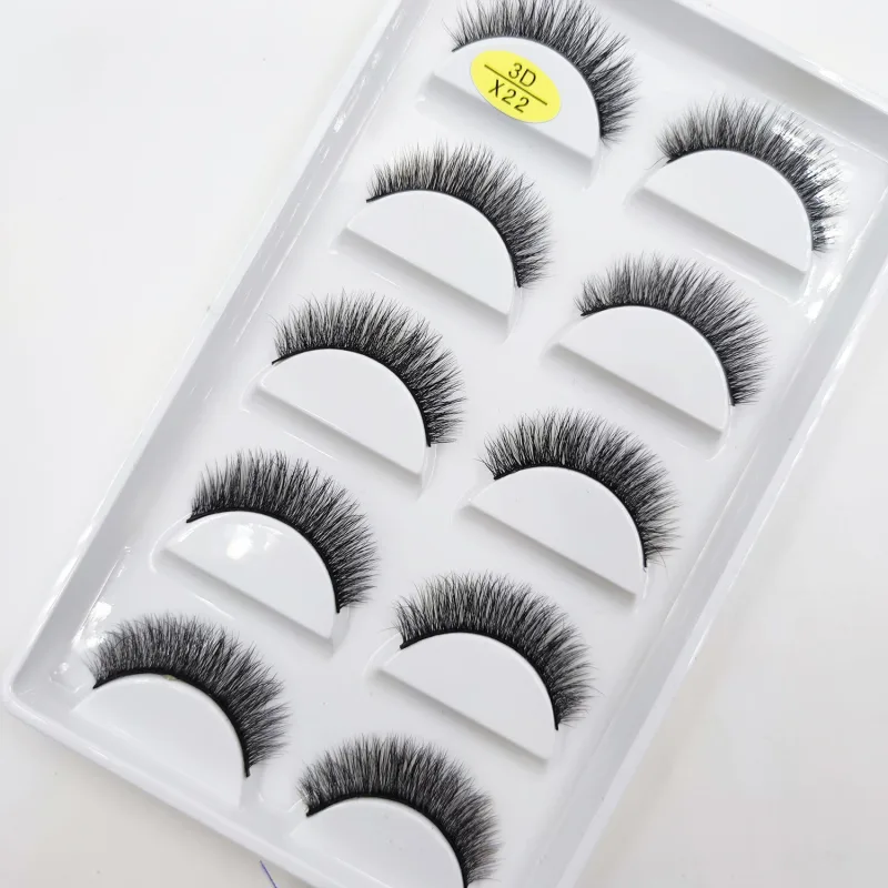 30 Style 5 Pairs Natural Eye Lashes Mink Lashes Handmade Fluffy Lashes 3D False Eyelashes Makeup Faux Cils Maquiagem Cilios — image 38