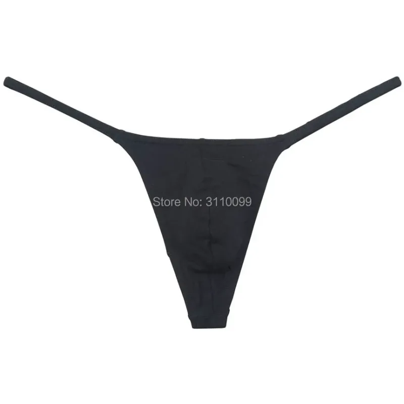 Men Modal String Thong Underwear Male Minimal Coverage Hipster T-back Jock Strap — image 3