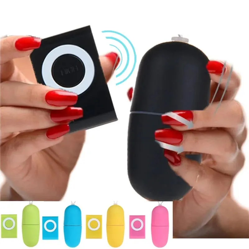 Candiway Funny Mp3 Shape 20 Models Remote Control Vibrating Jumping Egg Masturbation G-Spot Stimulate Sex Toys For Couple 1PC — image 1