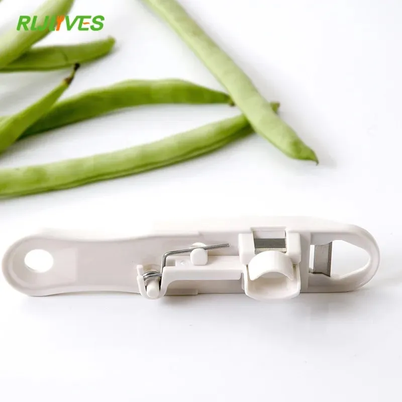 Bean Slicer Cutter Stringer Remover Peeler French Style Green Bean Vegetable Runner Slicer Cutter Stringer Remover Peeler