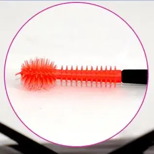50 db/táska 4 stílus Kiváló minőségű műanyag szilikon puha smink ecsetek szempilla hosszabbító ecsetek smink eszközök hossza 105 mm — image 8