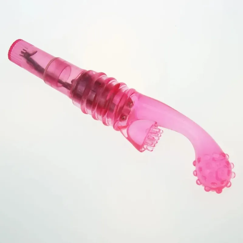 Triple clit vibrator Massage Stick girl NightLife Masturbation Finger Vibrator Gspot Brush AV Clit Orgasm Squirt Stick Sex Toys — image 3