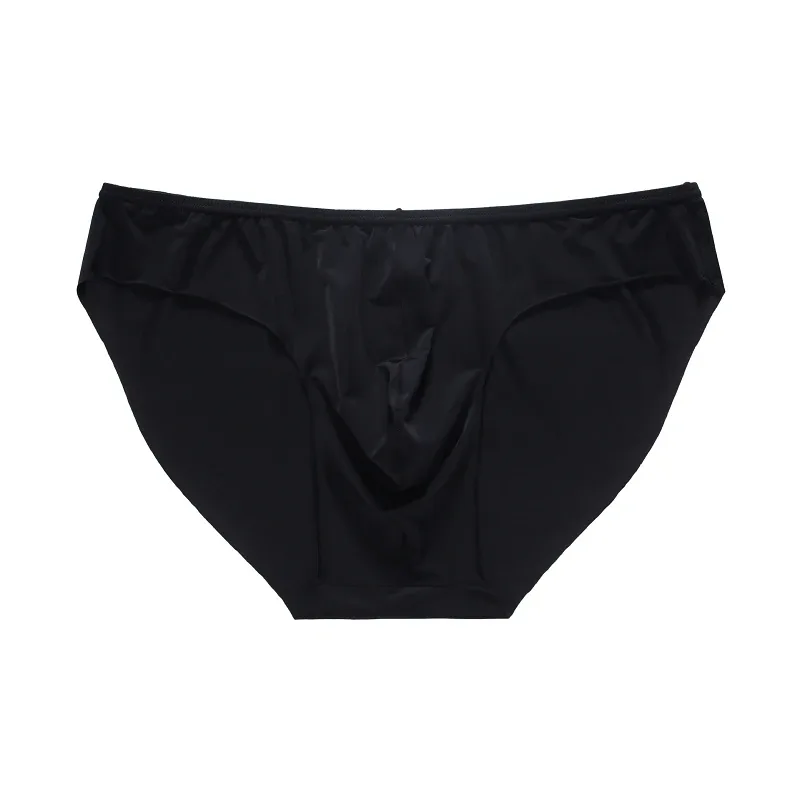 Men's Briefs Soft Breathable Silk Sexy Underwear Men's Hot Hips Up Transparent Jockstrap Sexy Colorful Undies Cueca — image 11
