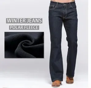 Mens Slim Boot Cut Jeans Classic Stretch Denim Slightly Flare Sky Blue Jeans Casual Stretch Jeans — image 10