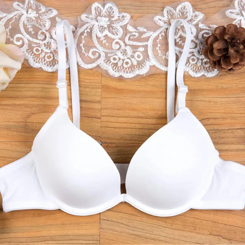 Sexy Womens Lingerie Small Breasts Deep V Brassiere Support Bra Underwired Bralette Padded Bh Top 28-36 AA A B Cup — image 3