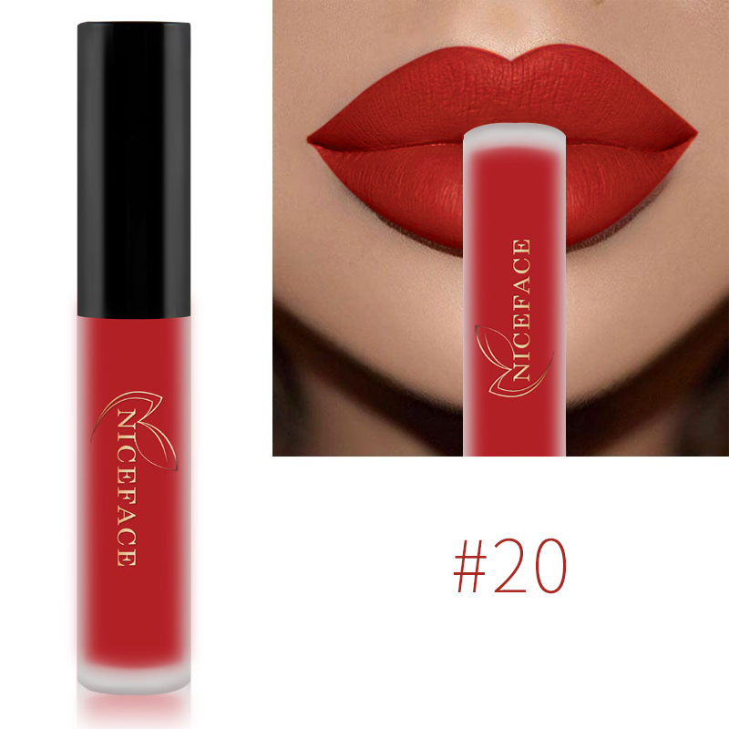 Nude Liquid Lipsticks Waterproof Velvet Matte Lip Gloss Long Lasting Non-stick Cup Lip Tint Makeup Pigment Cosmetics