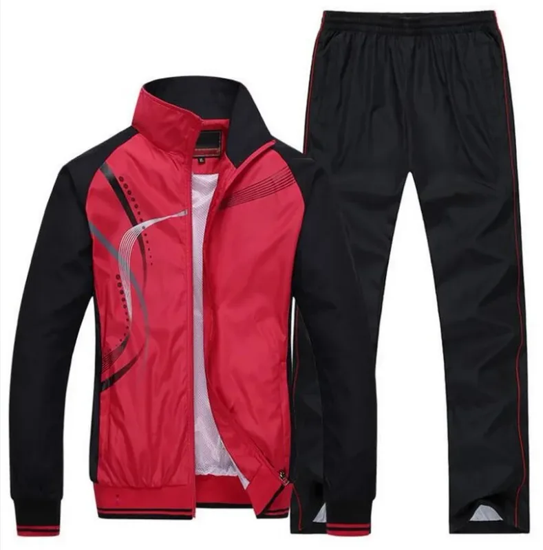 Menswear Men's Sportswear Outdoors Tracksuits Jackets + Pants 2Pcs Casual Exercise SportSuit Mens Hoodies and Sweatshirt Set 5XL — image 5