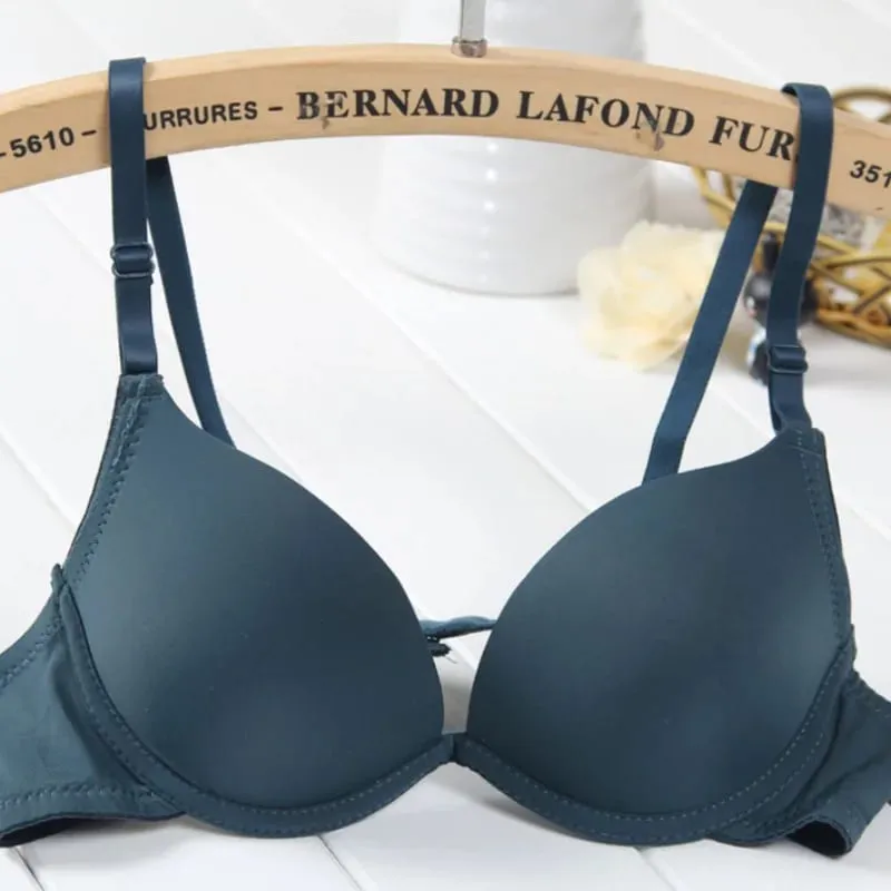 Sexy Womens Lingerie Small Breasts Deep V Brassiere Support Bra Underwired Bralette Padded Bh Top 28-36 AA A B Cup — image 10