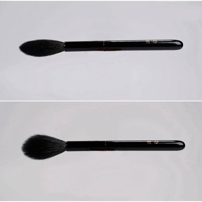108 Professional Handmade Makeup Brushes Soft Saikoho Goat Hair Long Bristle Blush Blusher Brush Cosmetic Tools Make Up Brush