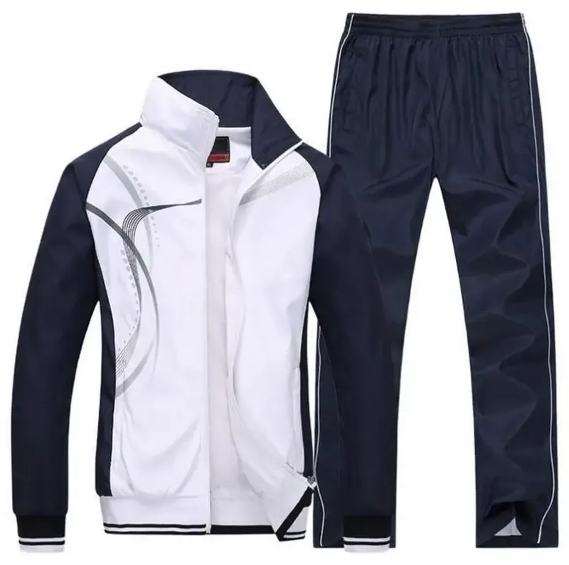 Menswear Men's Sportswear Outdoors Tracksuits Jackets + Pants 2Pcs Casual Exercise SportSuit Mens Hoodies and Sweatshirt Set 5XL — image 7