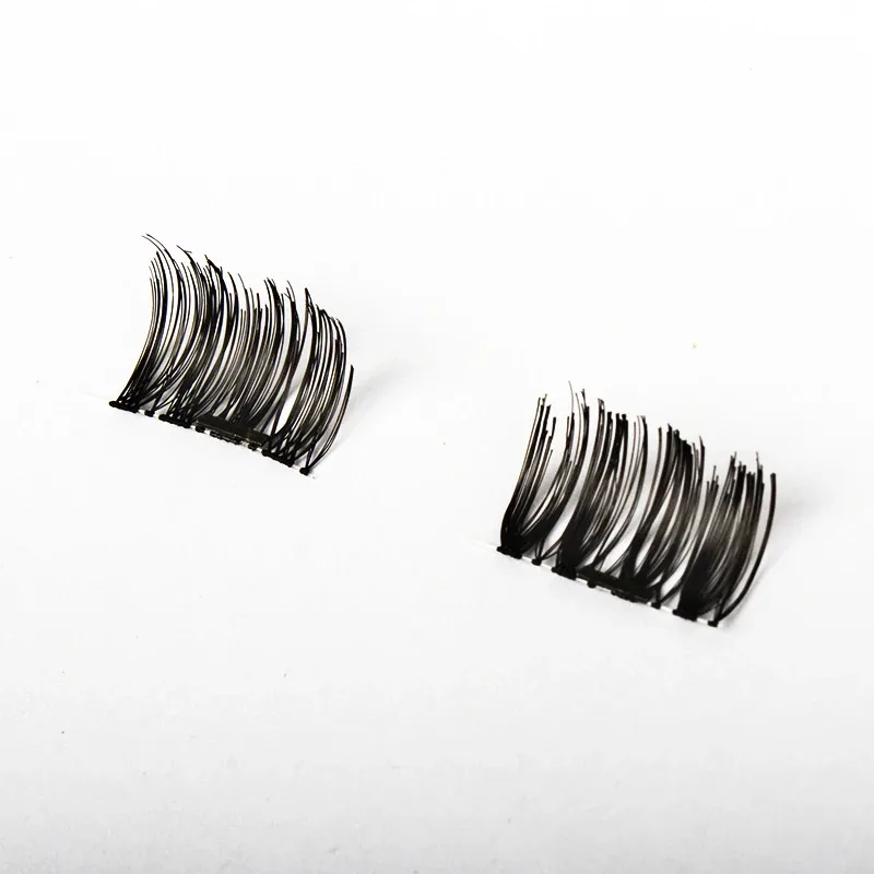 3D Magnetic Eyelash False Eyelashes Double Magnet Full Strip Magnetic Lashes Soft Hair Reusable Fake Eye Lashes — image 3