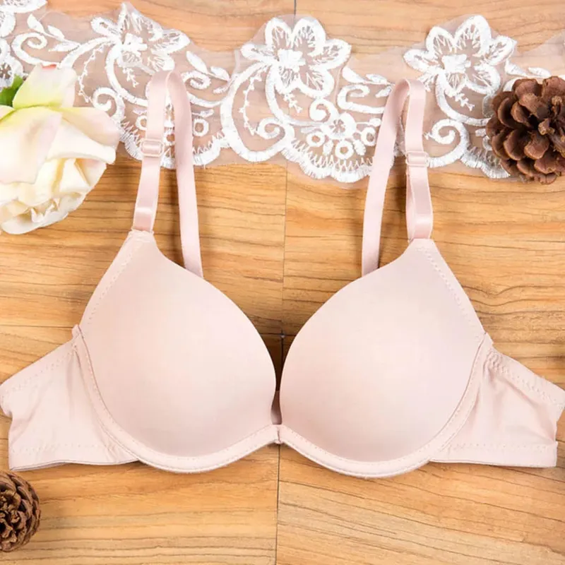 Sexy Womens Lingerie Small Breasts Deep V Brassiere Support Bra Underwired Bralette Padded Bh Top 28-36 AA A B Cup — image 4