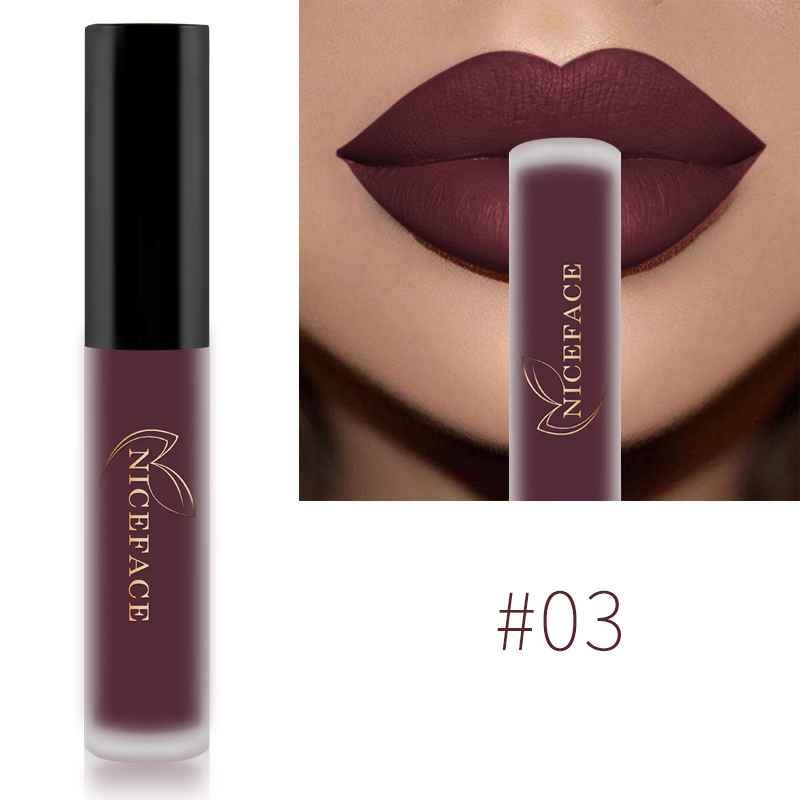 Nude Liquid Lipsticks Waterproof Velvet Matte Lip Gloss Long Lasting Non-stick Cup Lip Tint Makeup Pigment Cosmetics