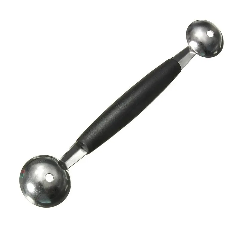Stainless Steel Double Ended Headed Fruit Icecream Ball Spoon Diameter Melon Baller Fruit Vegetable Tools PY0039