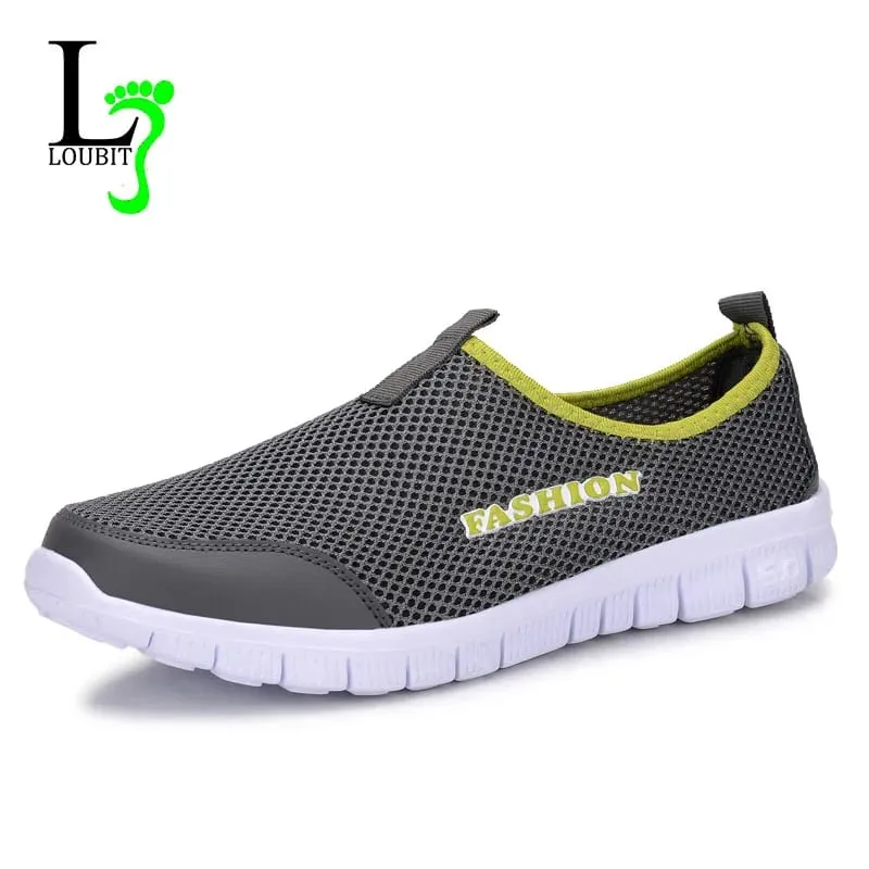 Men Shoes 2020 Summer Sneakers Comfortable Casual Shoes Mesh Breathable Sneakers For Men Footwear Plus Size 38-46 — image 2