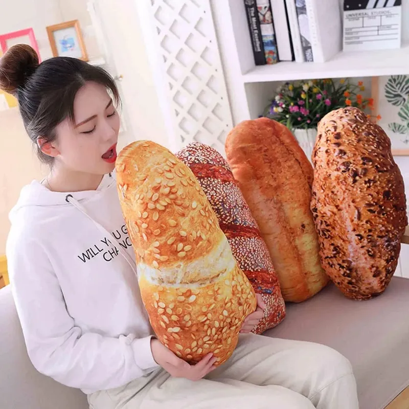 Plush Donut Cream Bread Stuffed Toy Pillow Soft Cushion Restaurant Decoration Birthday Gift Birthday Gift — image 8