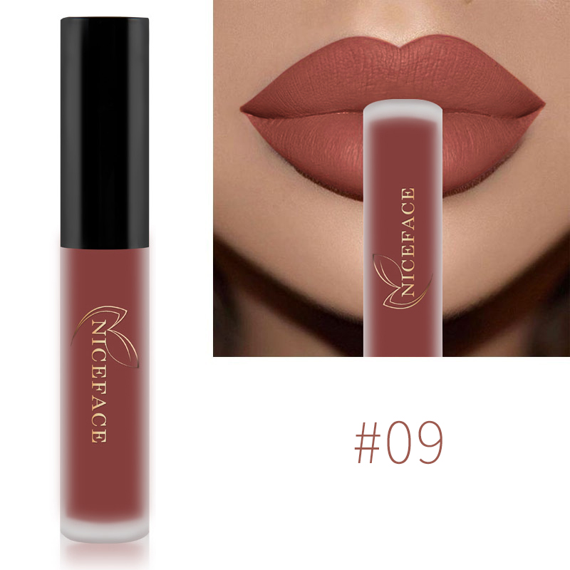 Nude Liquid Lipsticks Waterproof Velvet Matte Lip Gloss Long Lasting Non-stick Cup Lip Tint Makeup Pigment Cosmetics