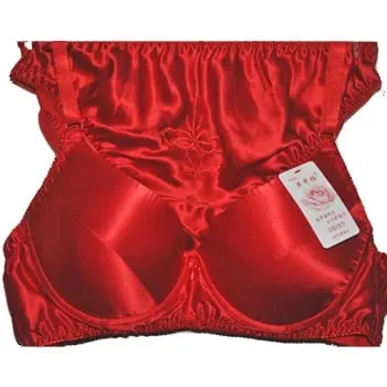 100% Silk Underwear Bra Set 100% Silk Ab Cup be in common use — image 3