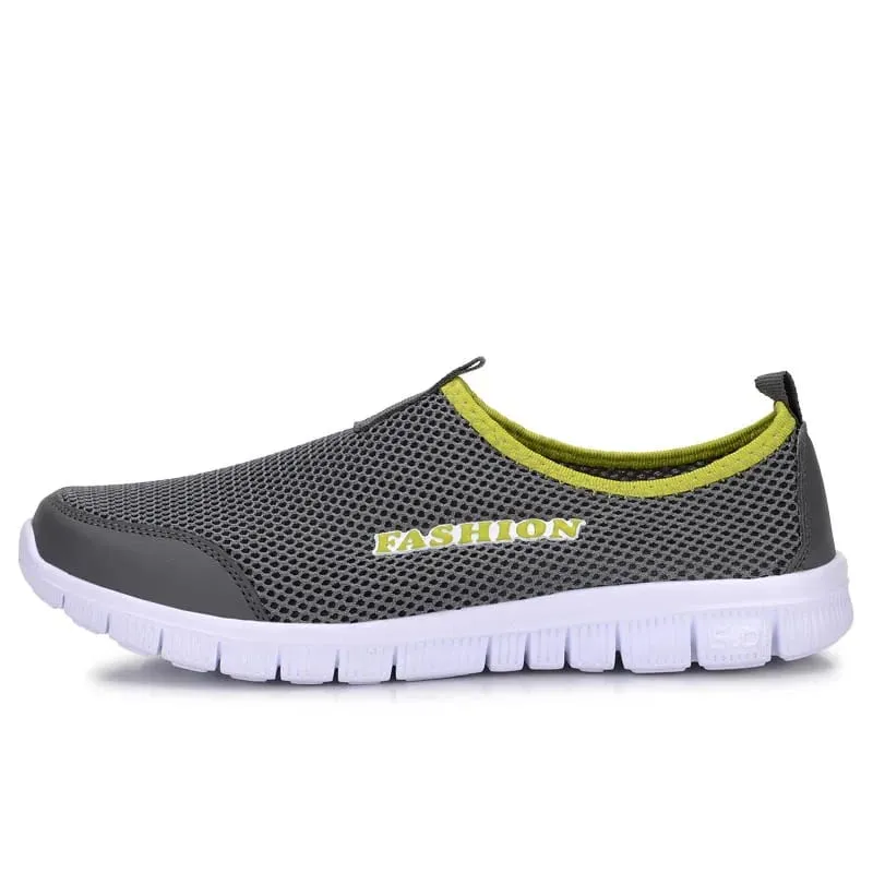 Men Shoes 2020 Summer Sneakers Comfortable Casual Shoes Mesh Breathable Sneakers For Men Footwear Plus Size 38-46 — image 3