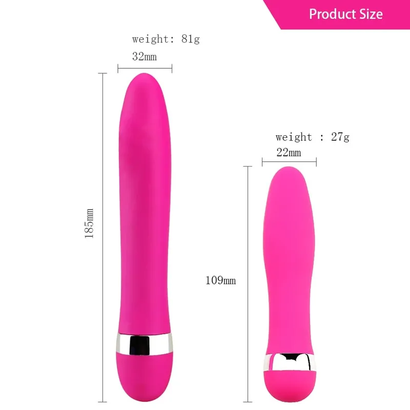 S/ L Dildo Vibrator Av Stick Vibrator Erotic G Spot Magic Wand Anal Bead Vibration Women Sex Toy Lesbian Masturbator — image 5