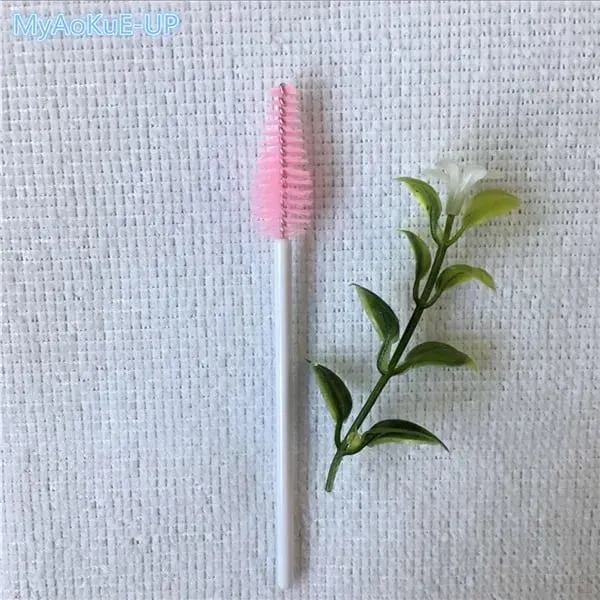 200 pcs Wholesale Water Drop Shape Nylon Material Mix Color Lashes Makeup Brushes Eyelash Extension Tools Eyelashes Brushes