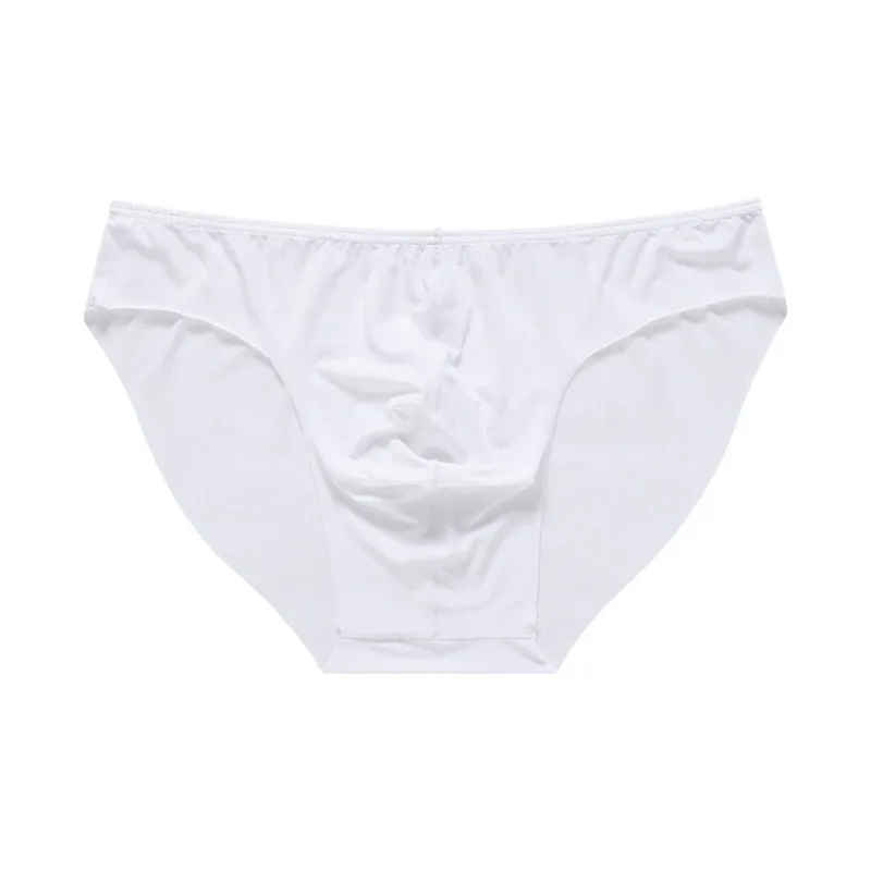 Men's Briefs Soft Breathable Silk Sexy Underwear Men's Hot Hips Up Transparent Jockstrap Sexy Colorful Undies Cueca — image 10