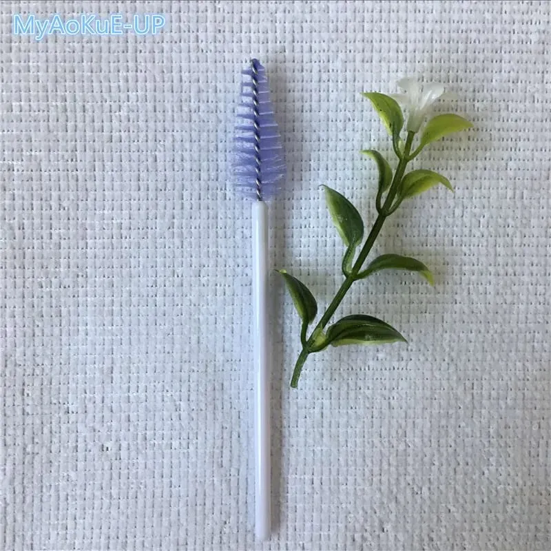 200 pcs Wholesale Water Drop Shape Nylon Material Mix Color Lashes Makeup Brushes Eyelash Extension Tools Eyelashes Brushes