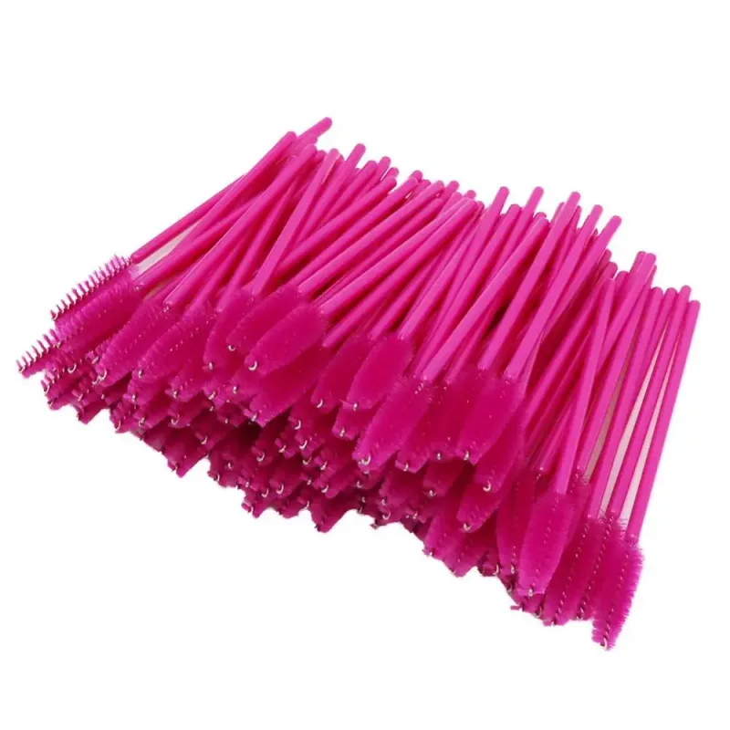 50Pcs Eyelash Brushes Makeup Brushes Disposable Mascara Wands Applicator Multicolors Eye Lashes Cosmetic Brush Makeup Tools