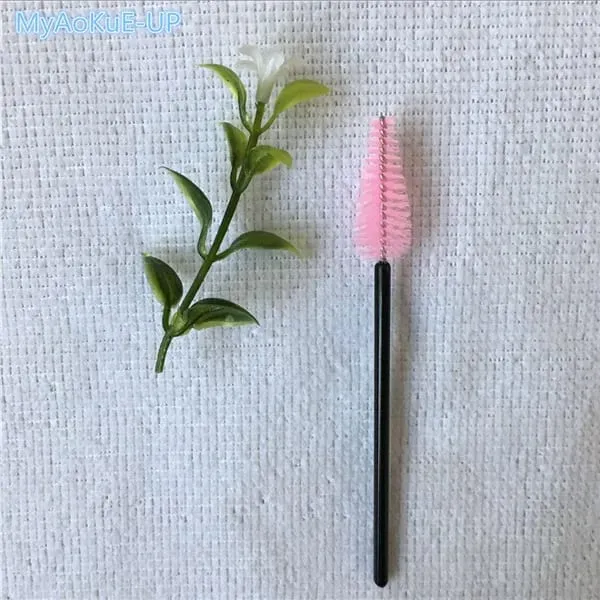200 pcs Wholesale Water Drop Shape Nylon Material Mix Color Lashes Makeup Brushes Eyelash Extension Tools Eyelashes Brushes