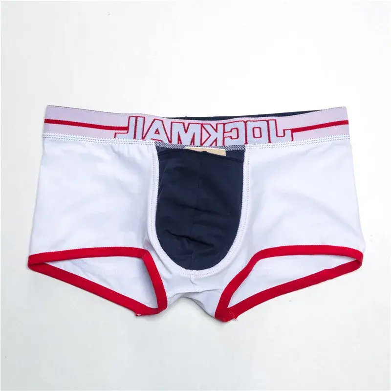 Brand sexy men underwear bulge enhancing men Boxer include Penis pad and hips buttocks double Removable push up cup — image 26
