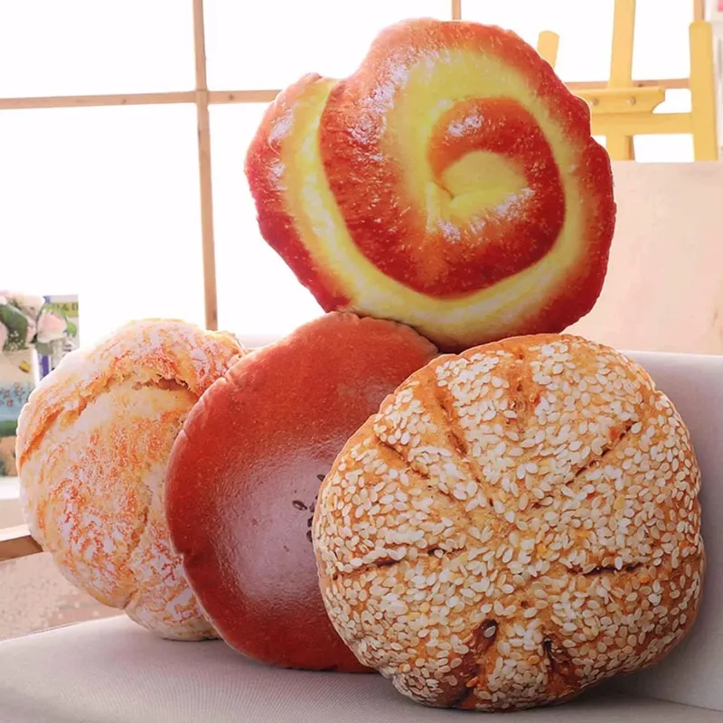 Plush Donut Cream Bread Stuffed Toy Pillow Soft Cushion Restaurant Decoration Birthday Gift Birthday Gift — image 6