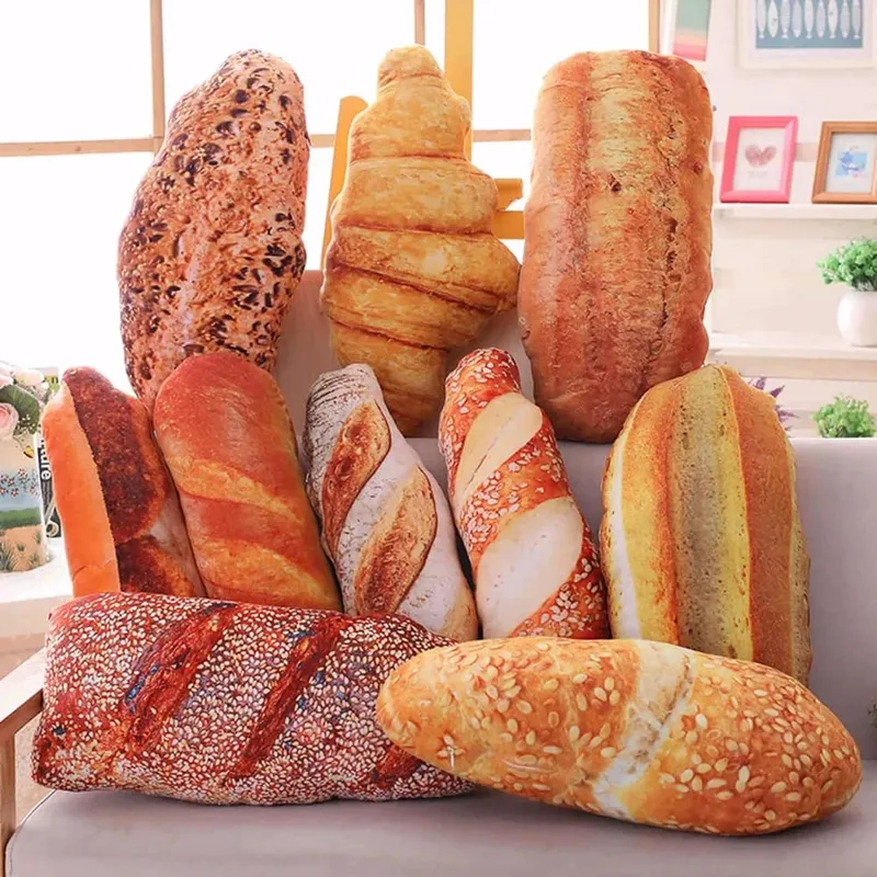 Plush Donut Cream Bread Stuffed Toy Pillow Soft Cushion Restaurant Decoration Birthday Gift Birthday Gift — image 2