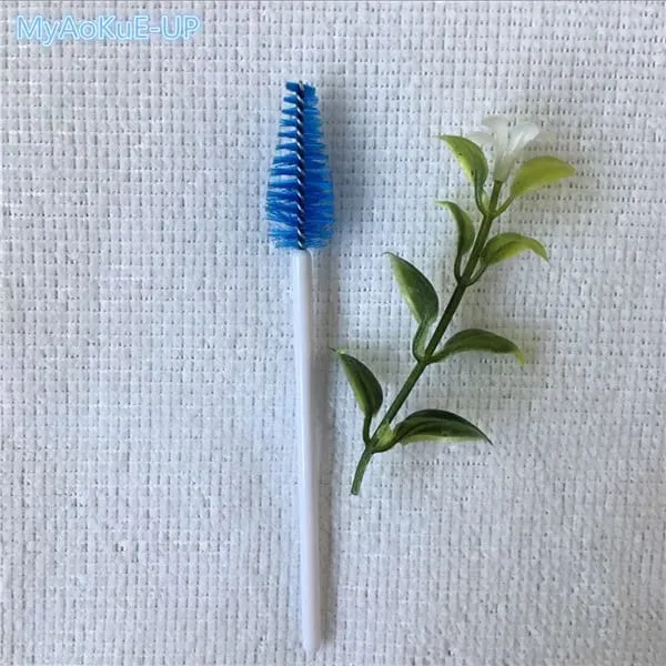 200 pcs Wholesale Water Drop Shape Nylon Material Mix Color Lashes Makeup Brushes Eyelash Extension Tools Eyelashes Brushes