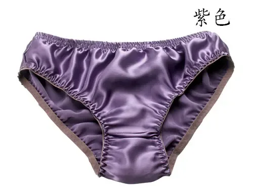 Hot-selling 100% silk panties male mulberry silk trigonometric underwear men briefs