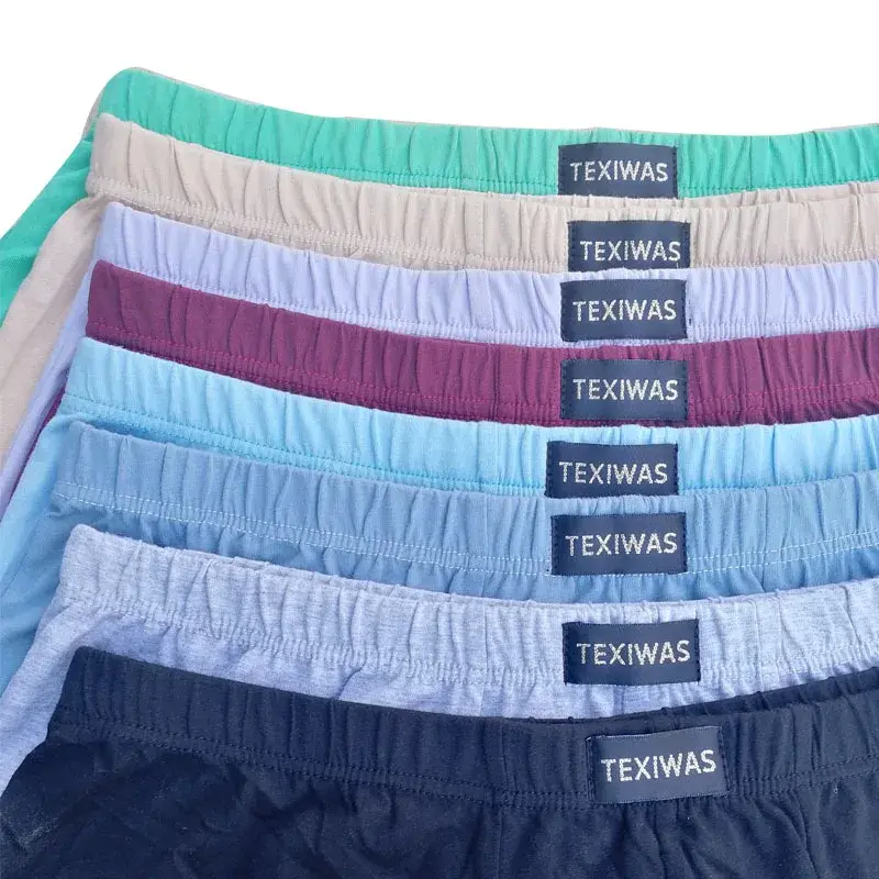 7XL 8XL 100% Kapas 4pcs/lot Seluar dalam Saiz Besar Lelaki Boxers plus saiz seluar pendek saiz besar seluar dalam kapas bernafas — image 9