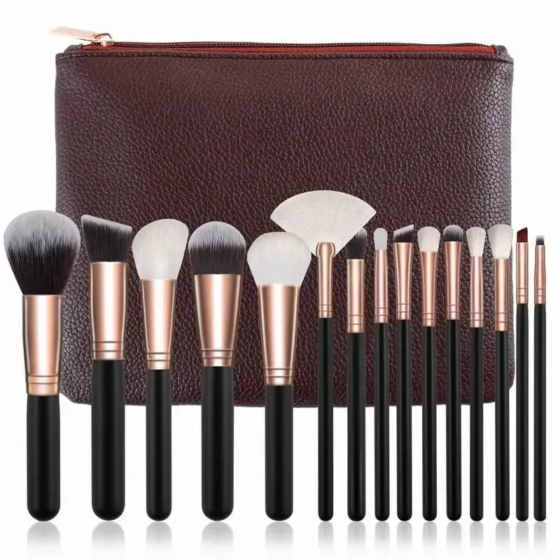 15pcs Brown with Bag