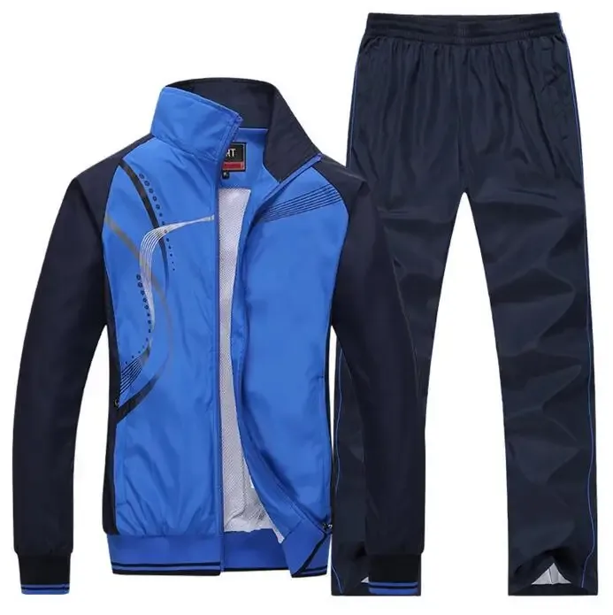Menswear Men's Sportswear Outdoors Tracksuits Jackets + Pants 2Pcs Casual Exercise SportSuit Mens Hoodies and Sweatshirt Set 5XL — image 2